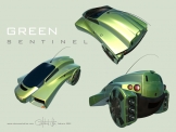 Poster Sentinel Green