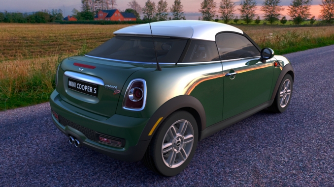 Mini R58 - Rear - Created by 3D rendering: David Wu